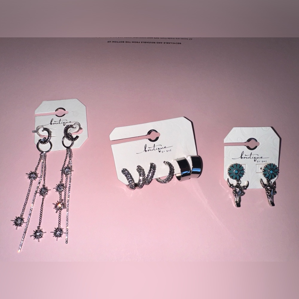 NEVER WORN! Boutique earrings bundle! (All earrings pictured)